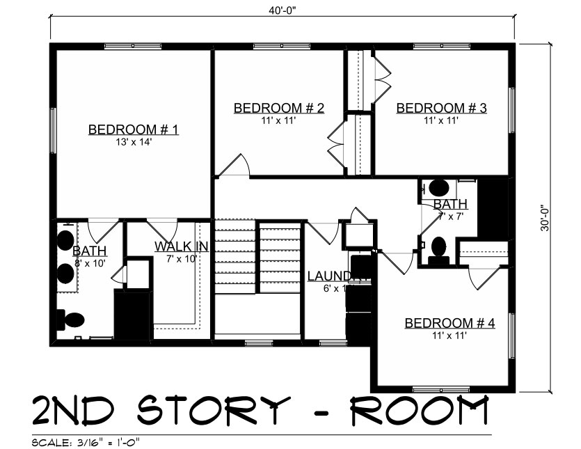 2nd story floor plan